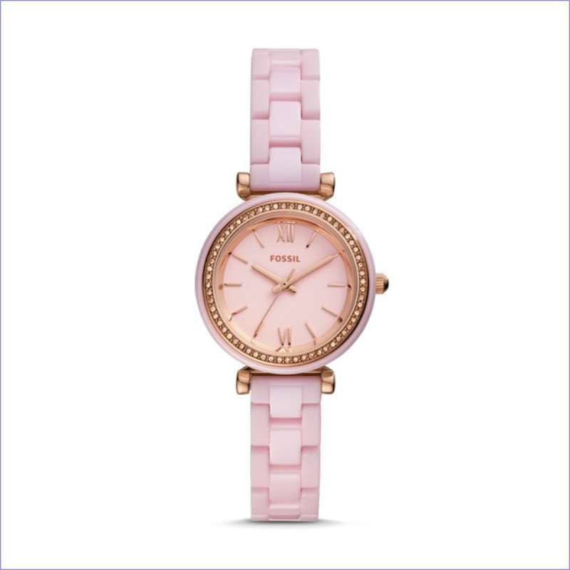 Jual FOSSIL Carlie Mini Three-Hand Pink 