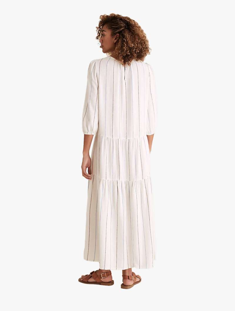 midaxi tiered dress
