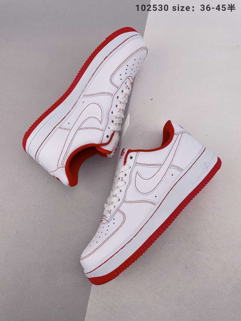 Jual Red stitching nike air force class 1 original last original cardboard  to create a pure air force version channel full-length built-in honeycomb  air c - 40 di Seller Li Hongbo Shop -