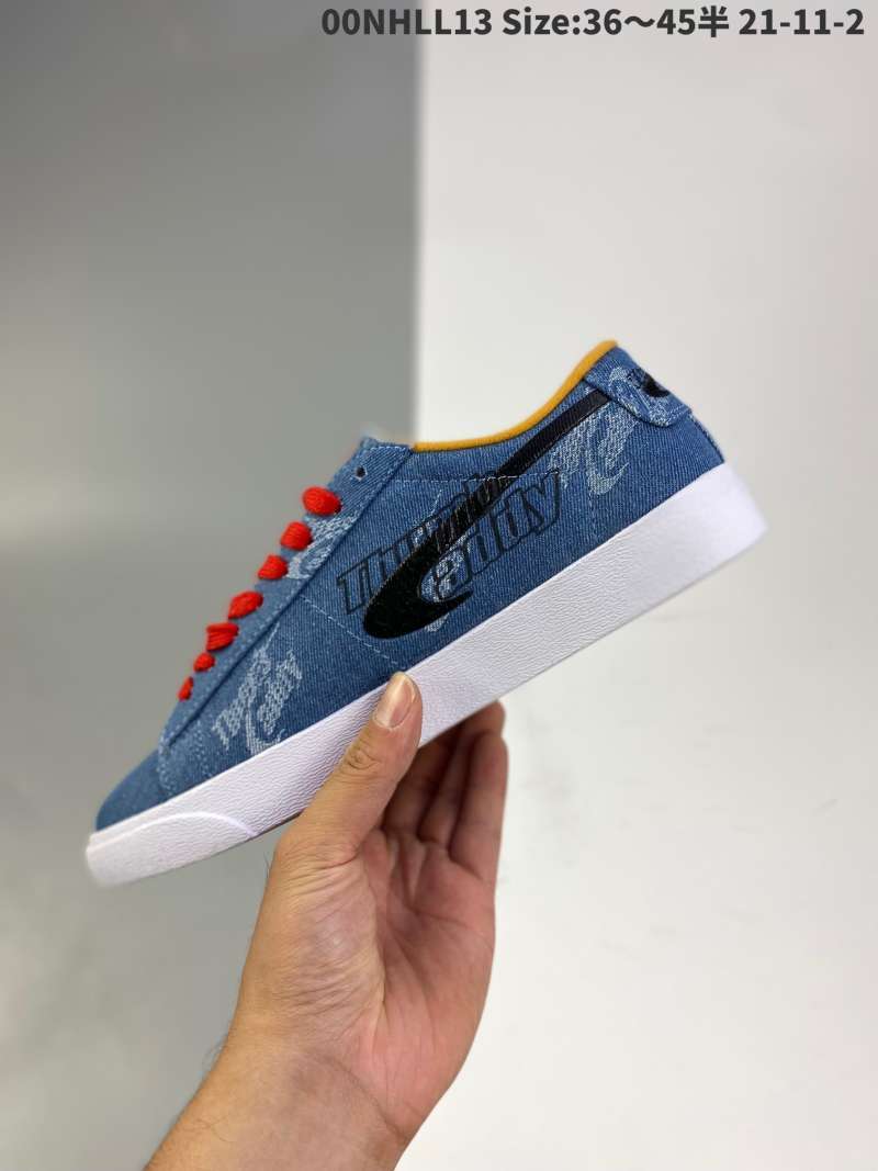 Jual Levi's x Nike SB zoom Blazer low QS low top versatile casual sneaker.  shoes are made of synthetic rub Running sneakers Basketball shoes - 45 di  Seller Li Luoyun Shop -