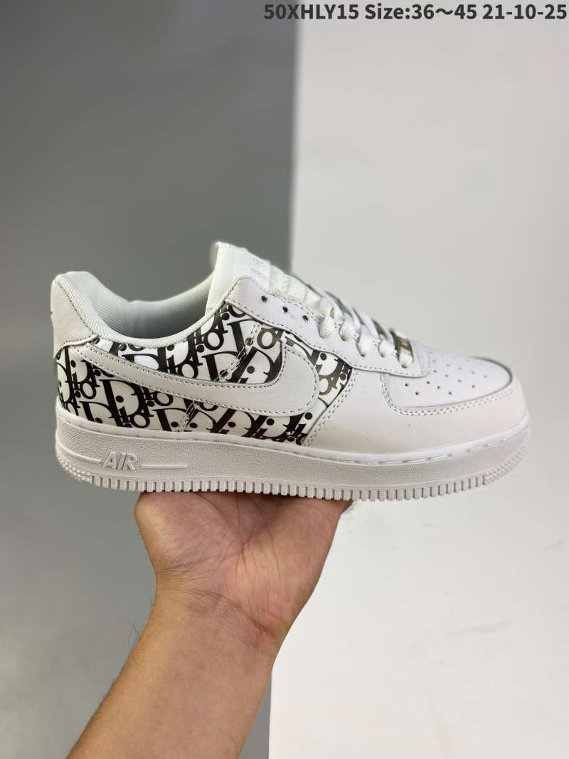 Custom Nike Air Force 1 07 Low  Dior  Qs Custom Sneakers