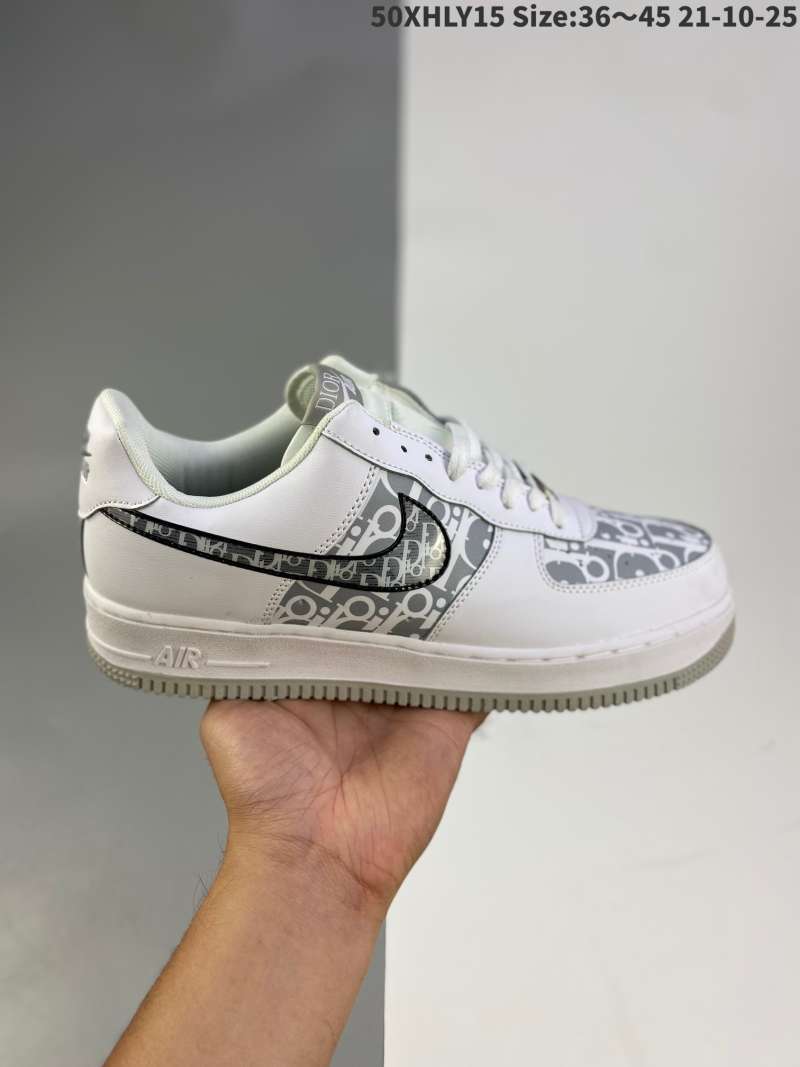 White AF1 Air Force 1 low  Dripside Customs UK