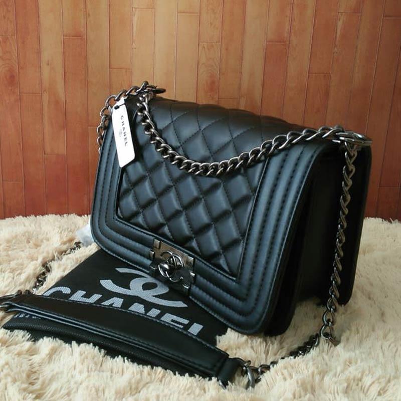 Jual Chanel Boy Mini Tas Selempang Wanita Hitam di Seller Daily