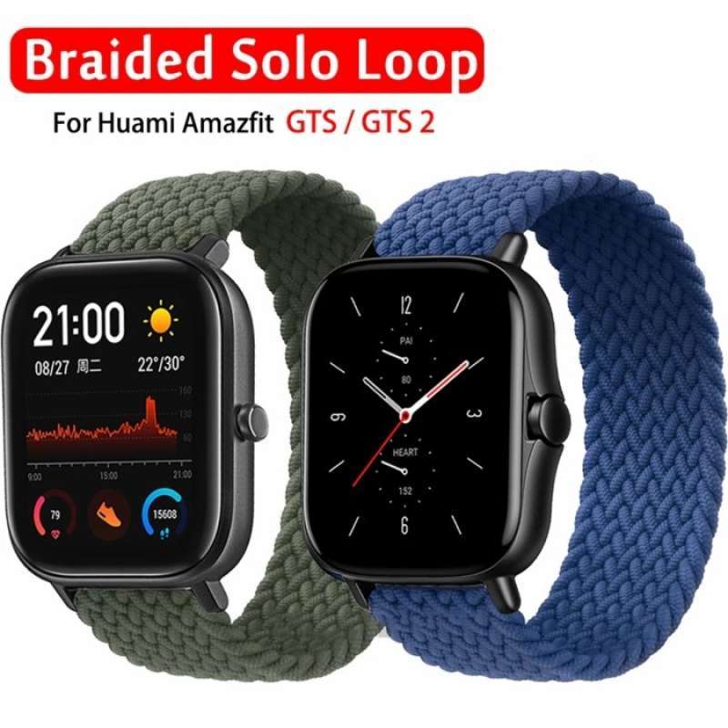 Promo GRATIS ONGKIR STRAP XIAOMI AMAZFIT BIP GTS 1 / 2 / 2E NYLON NILON  FABRIC BRAIDED - BLACK, SIZE S di Seller Cakrawala Mega Indah - Kota  Jakarta Selatan, DKI Jakarta | Blibli