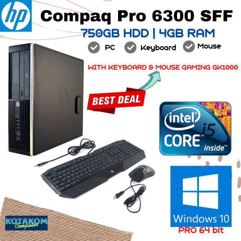 グラボ搭載PC 6300 i5-3470s/MSI GTX 1650 Compaq Pro 6300 i5-3470s/MSI GTX 1650