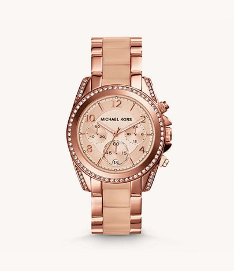 Michael kors deals 5263 rose gold
