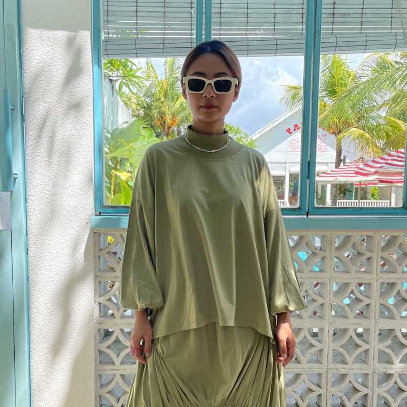 Jual NONA Havanna Top Olive Green - T 