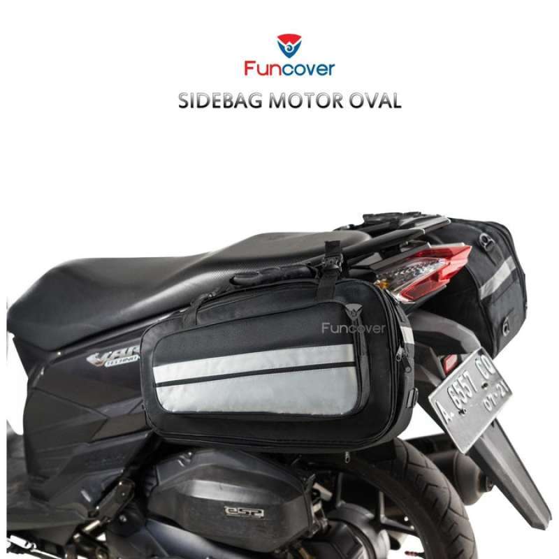 Jual Sidebag motor Side Bag Oval Tas Samping Motor Waterproof