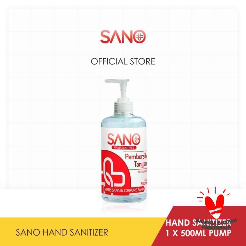 Promo SANO HAND SANITIZER PUMP 500ML Diskon 45 di Seller Bukit