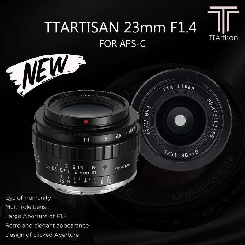 TTArtisan 23 mm f1.4 Xマウント