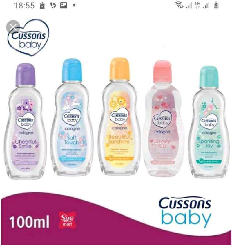 Promo Cussons Baby Cologne Lovely Kiss Soft Touch Sparkling