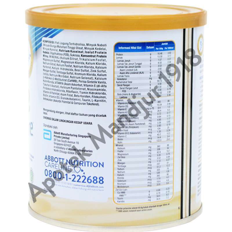 Goldsure By Ensure Vanila 400 Gram - Susu Penambah Nutrisi Dewasa Selama  Masa Pemulihan