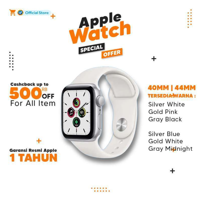 Jual Apple Watch SE 40mm di Seller Ponsel Bagus Store - Kota Jakarta Pusat,  DKI Jakarta | Blibli