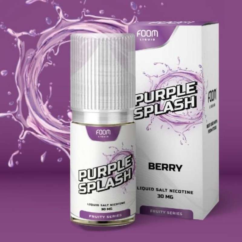 Jual Foom Purple Splash Frost Berry Salt Nic 30ml By Foom Lab - Main Image