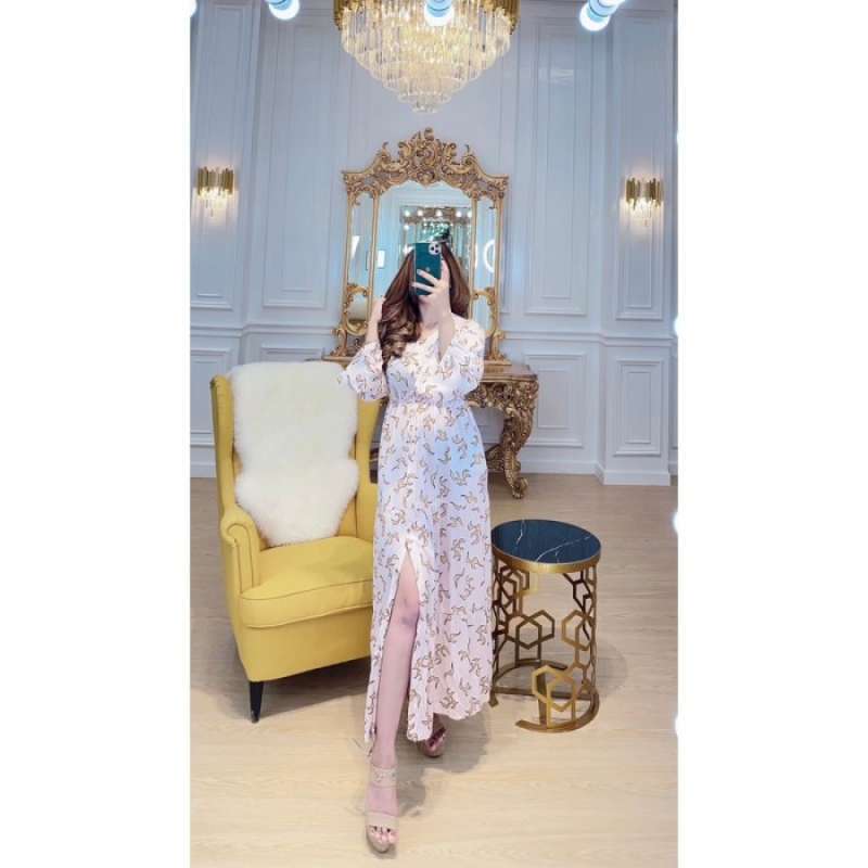 chinese dress ladies SILK HAND BLOCK PRINT DRESS PATRICIA - BANGKOK CLOTHING STORE - HANDMADE  CLOTHING