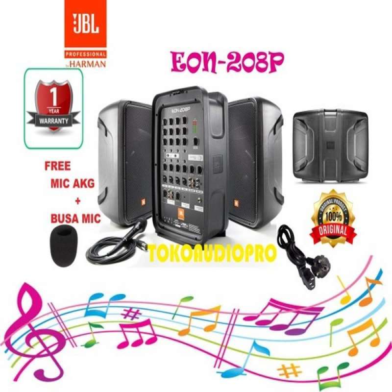 Jual Jbl Eon208P Portable 300 Watt 