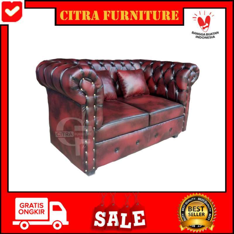 Jual sofa cheap chesterfield original