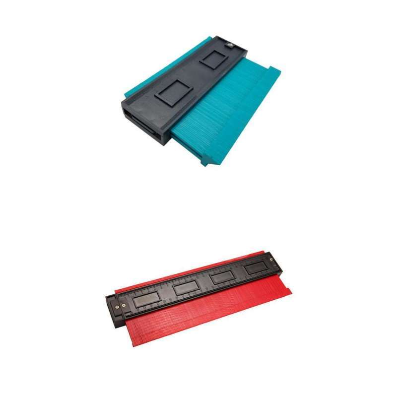 2 Pcs Plastic Profile Contour Gauge Set 10" 5" Tile Edge Shape Duplicator 
