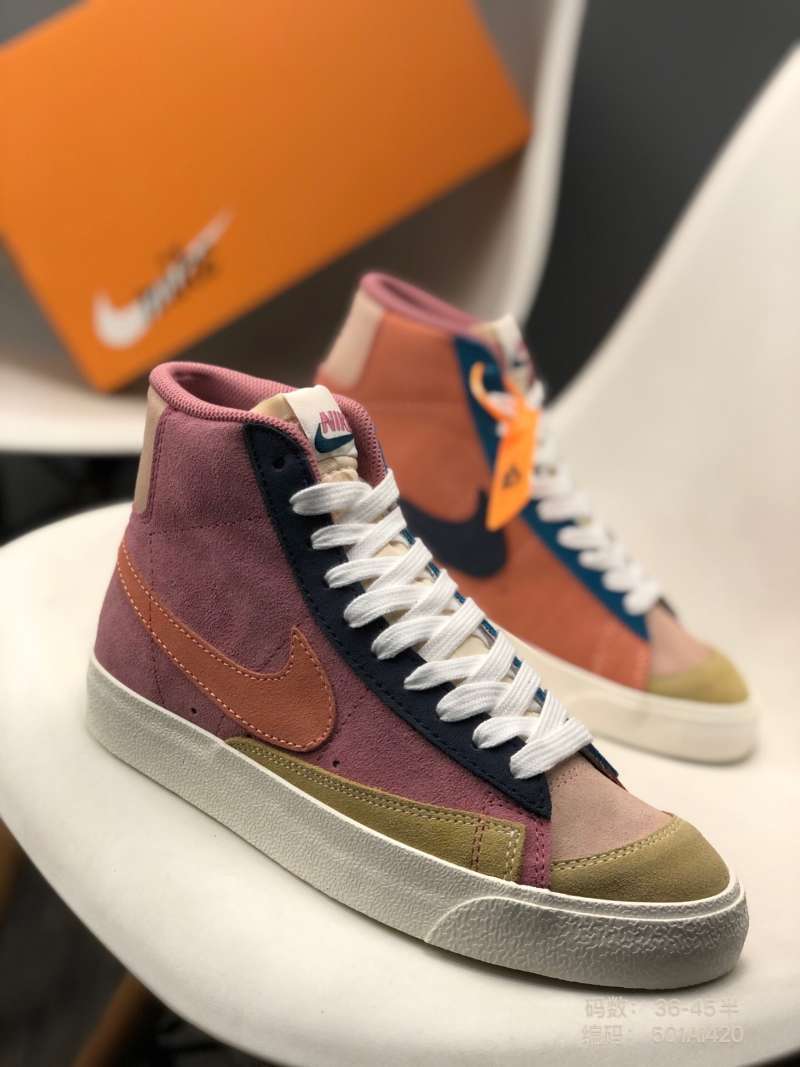 Promo 36-45 NIKE Blazer Mid 77 frosted leather stitched pioneer board shoe  501ai420 di Seller Hu Shuchun - China | Blibli