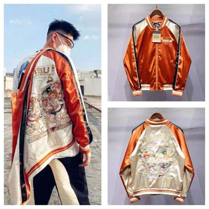 evisu varsity jacket