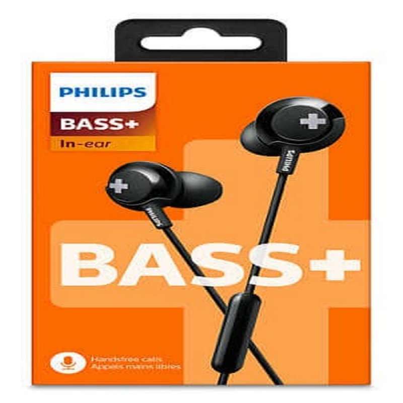 HEADPHONES WITH PHILIPS BASS+ SHE4305 BLK - MDP IT \u0026 Electronic Store