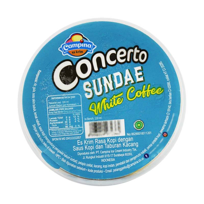 Jual Campina Concerto Sundae White Coffee Es Krim 110 Ml Online Oktober 2020 Blibli Com