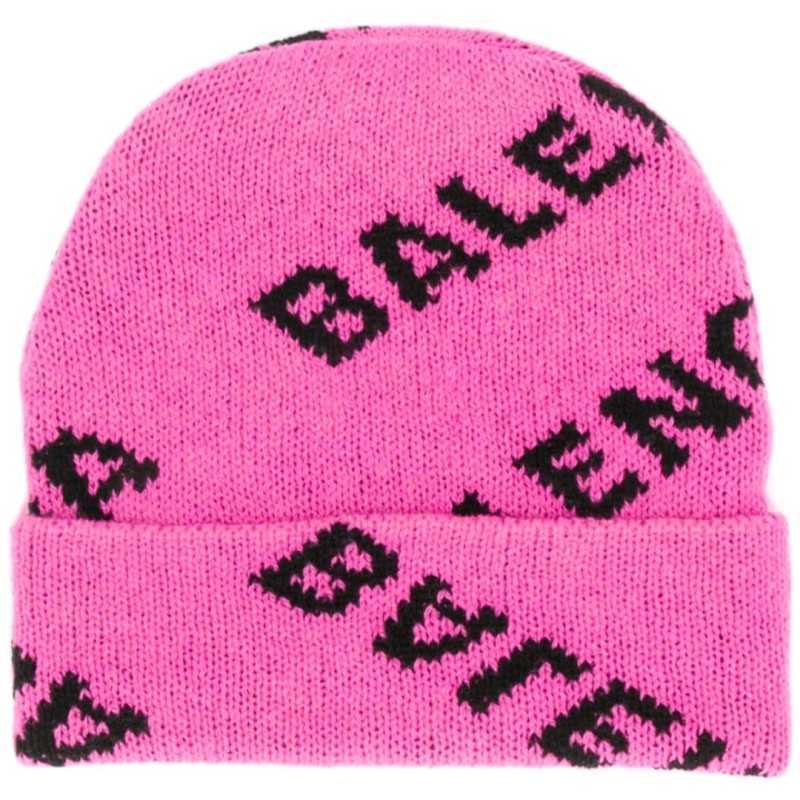 Jual Pink Logo Beanie Balenciaga di 