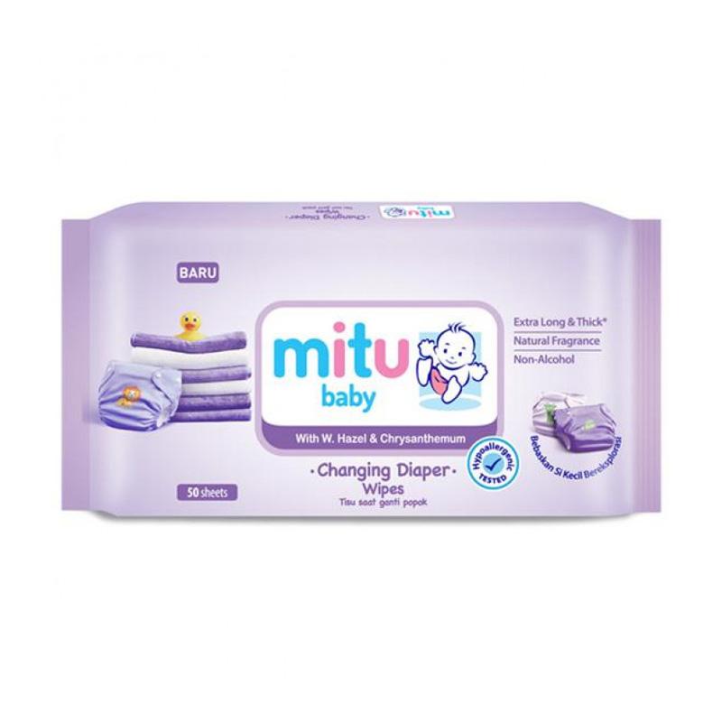 mitu baby changing diaper wipes