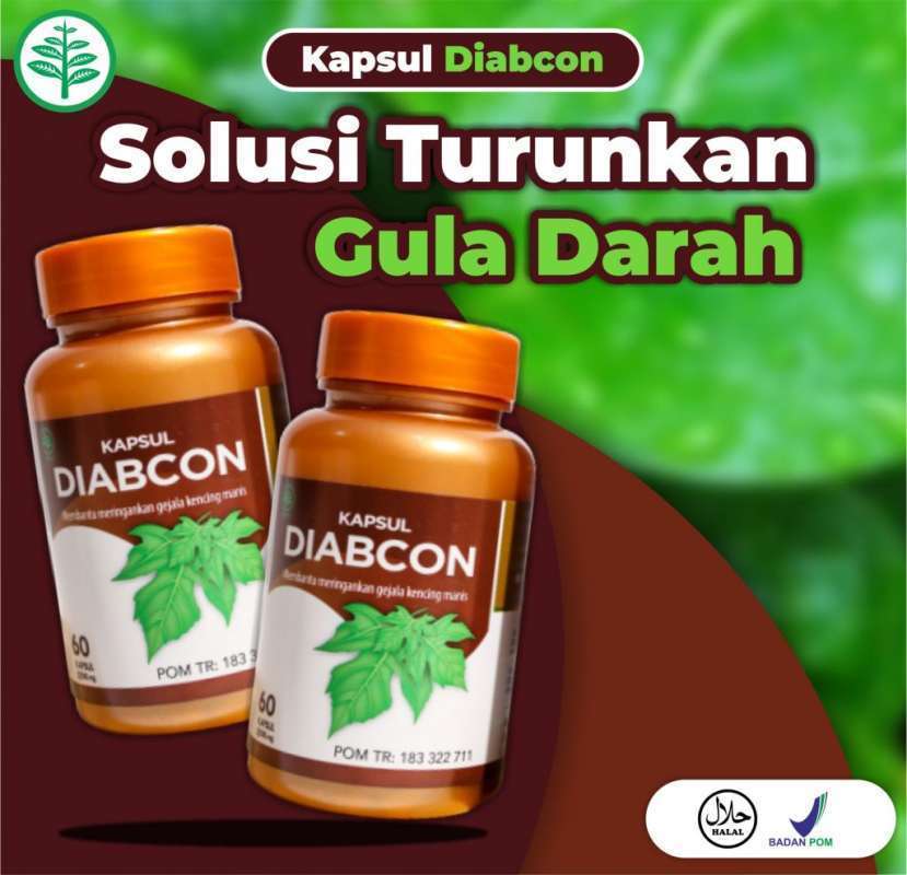 DIABCON Asli Obat Diabetes DIABCON obat herbal diabetes terbaik