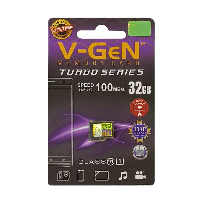 Jual V Gen Micro Sd Turbo Memory Card 32 Gb Class 10 100 Mbps Non Adapter Online November 2020 Blibli