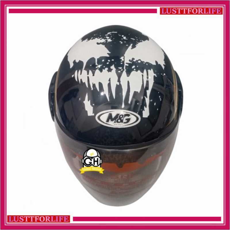 Jual Helm Evo Venom Black Gold Helem 
