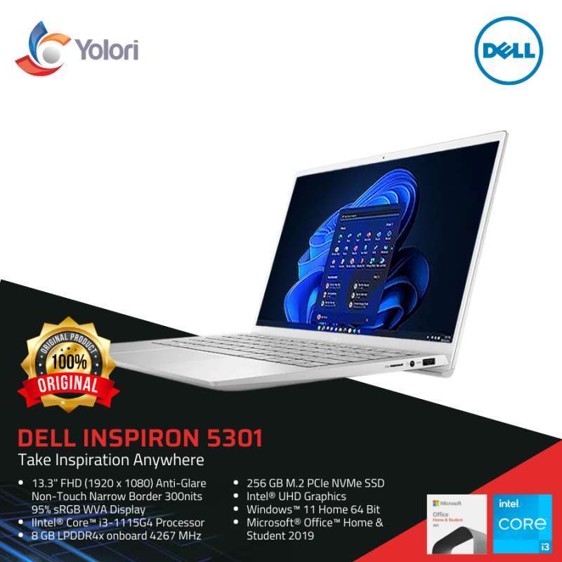 Dell Inspiron 5301 CPU Core i3-1115G4