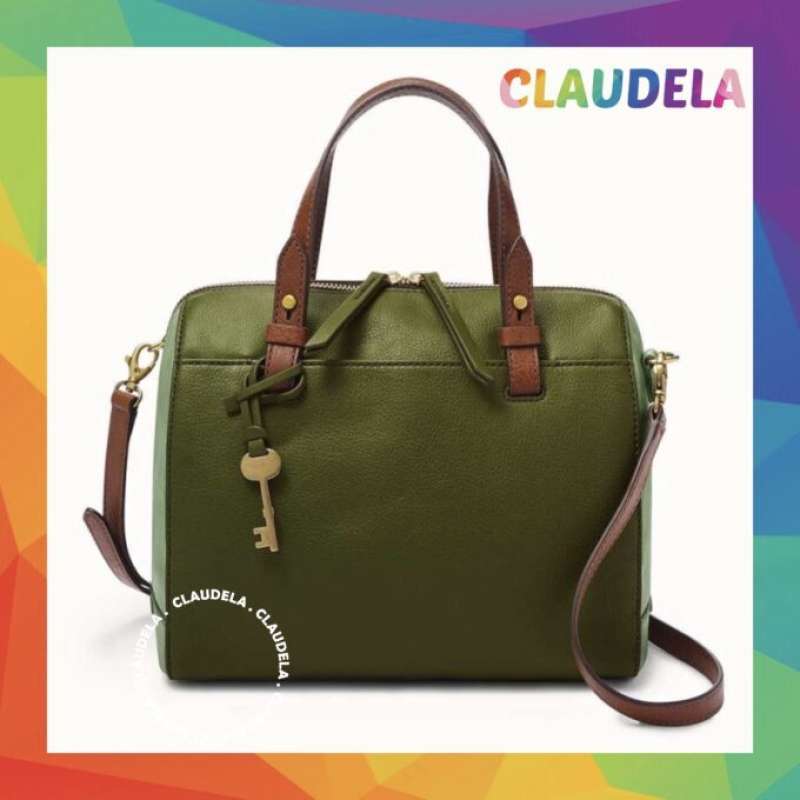 Fossil rachel satchel green online