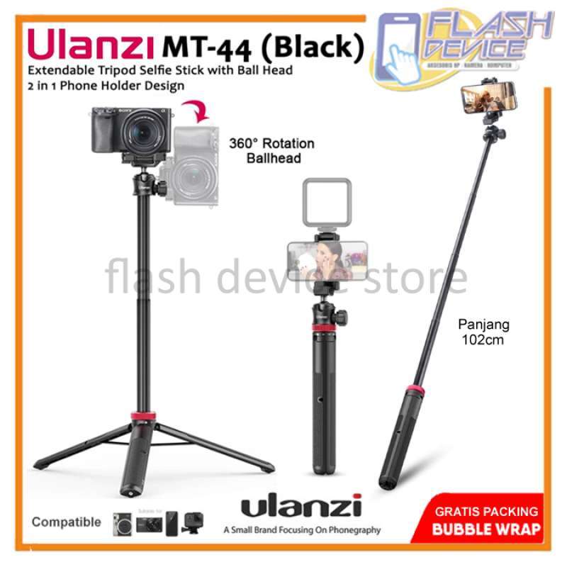 Tripod Ulanzi MT-44 Built in Phone Holder Support DSLR Mirrorless Hp