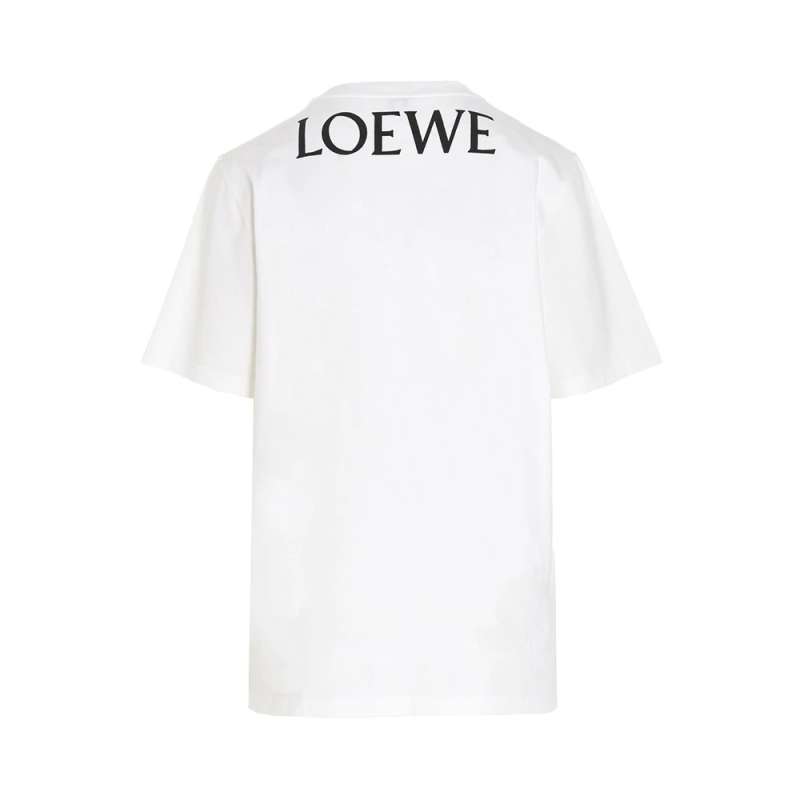 Promo Loewe Jam Print T-Shirt White di 