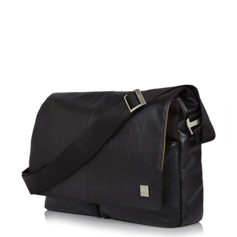 Promo KNOMO KOBE SOFT MESSENGER BAG 15 INCH BLACK 154 304 BLK