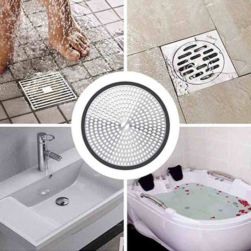 Jual Eds Stainless Steel Bathroom Drainage Cover Floor Drain Protector Hair Catcher Trap Mesh With Black Silicone Ring Online November 2020 Blibli Com