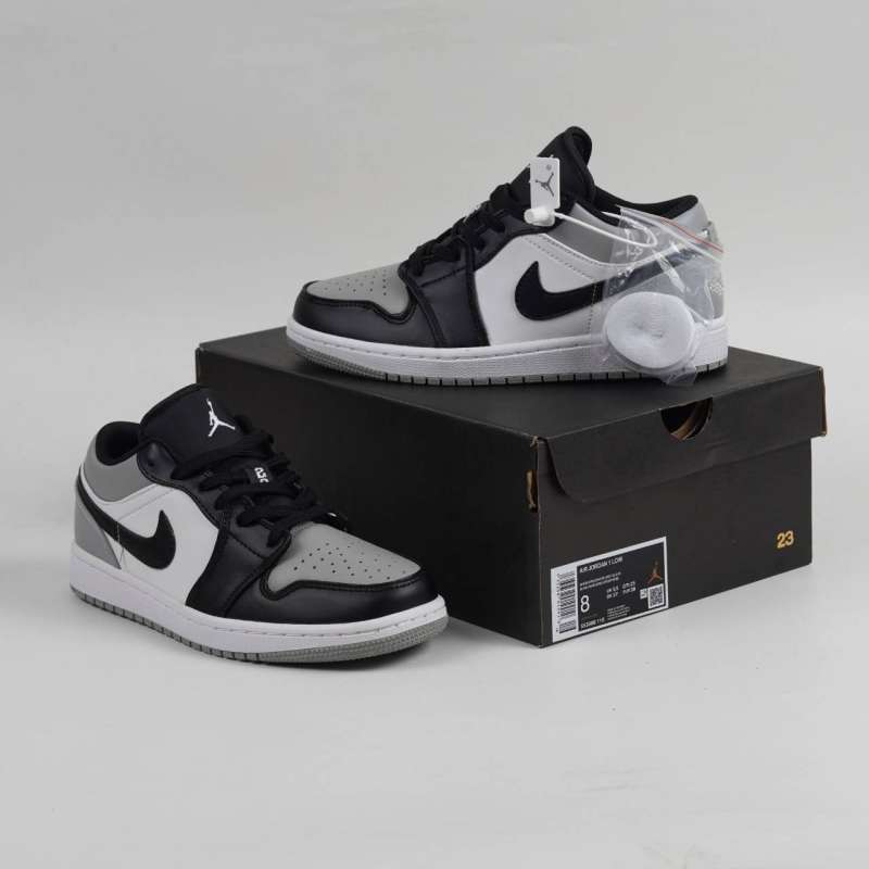 Jual Nike Air Jordan 1 Low Black Grey 