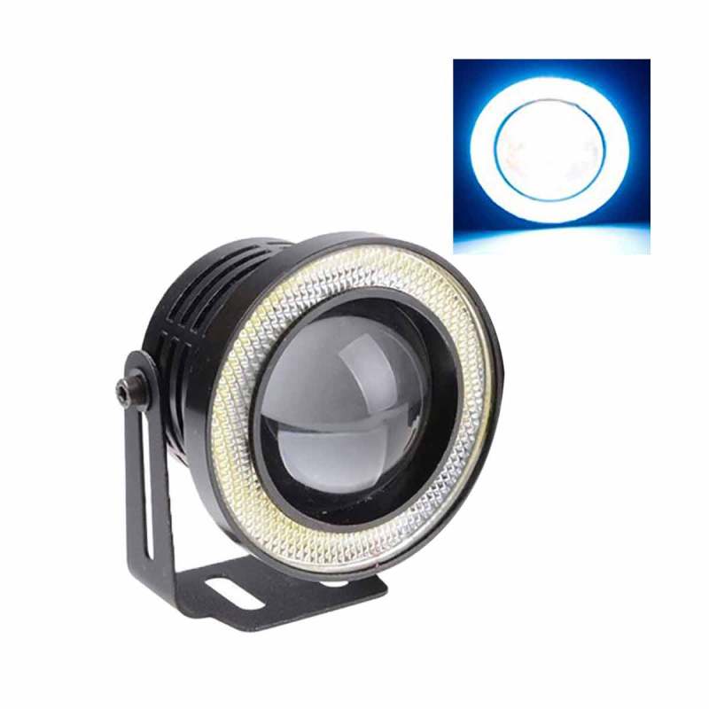 2pcs 95mm DRL COB LED Angel Eyes Halo Ring Fog Headlight Lamp Light White