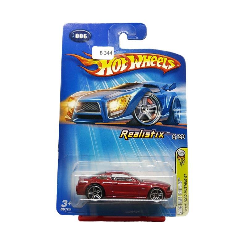 Jual Hot Wheels 2005 Ford Mustang Gt Realistix Candy Red Online Agustus 2020 Blibli Com