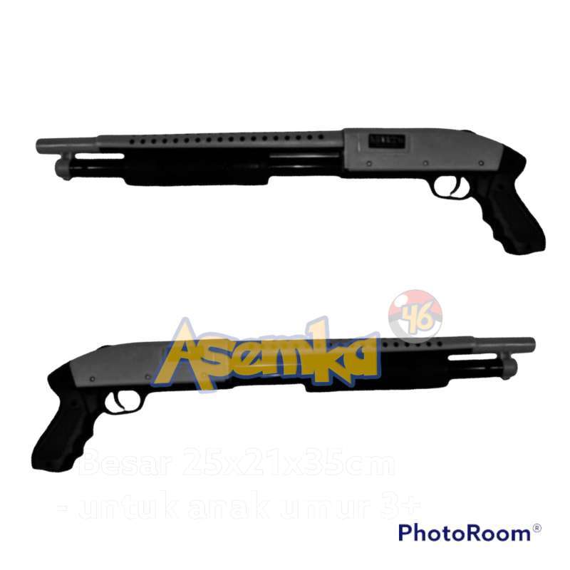 Mainan Tembakan Kokang DeCobra M388 SHOTGUN 60cm Peluru Bulat Plastik
