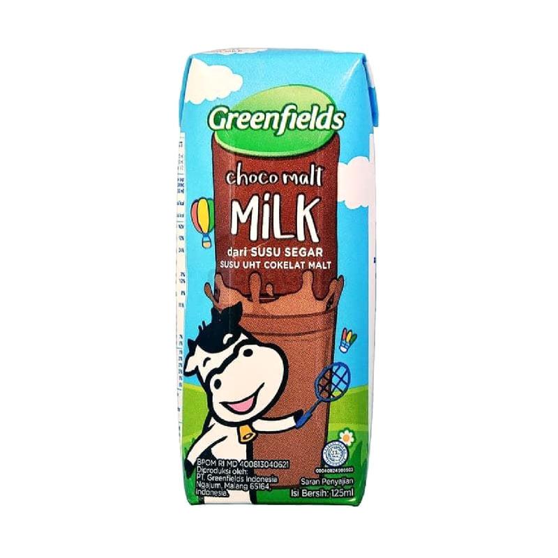 Jual Greenfields Choco Susu Uht 125 Ml 1 Karton Online Agustus