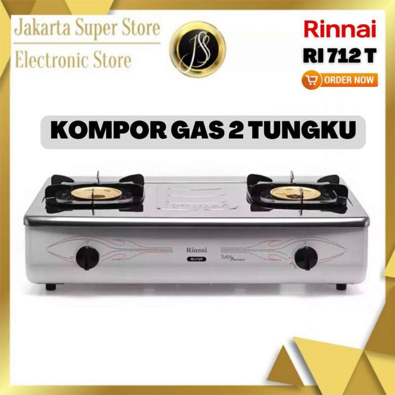 Jual Kompor Gas 2 Tungku Rinnai Ri 712 T Di Seller Jakarta Super Official Store Kota Jakarta Utara Dki Jakarta Blibli
