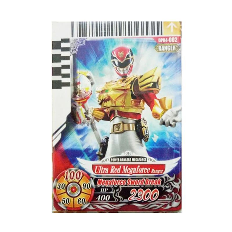 Jual Power Rangers Dpr4 002 Saban S Megaforce Ultra Red Megaforce Ranger V4 Card Battle Murah Februari 2020 Blibli Com