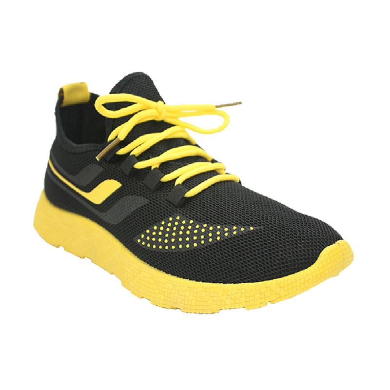 black and yellow mens sneakers