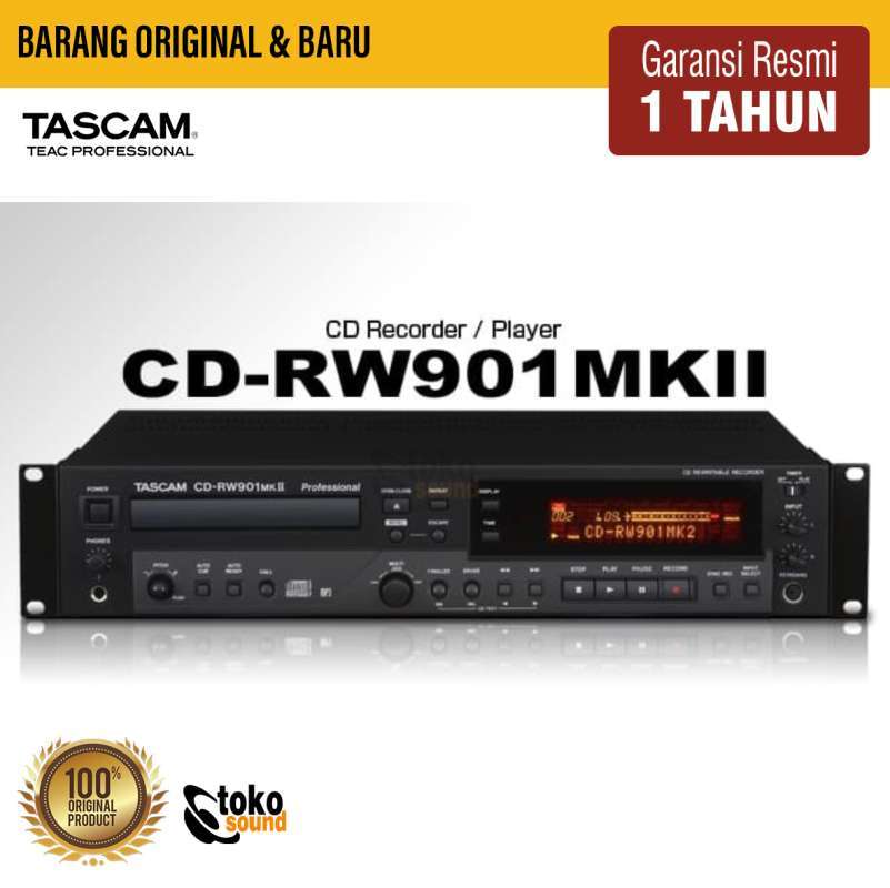 TASCAM CD-RW900MK2 CDレコーダー ◇CD録音履歴36時間◇TASCAM CD