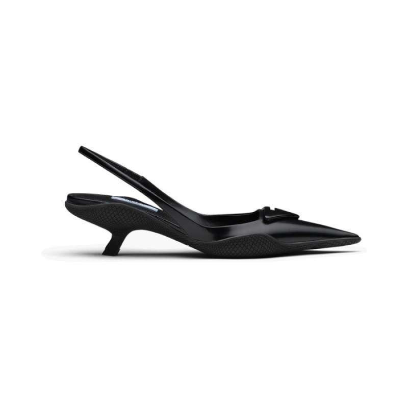 Promo Prada Brushed Leather Logo 