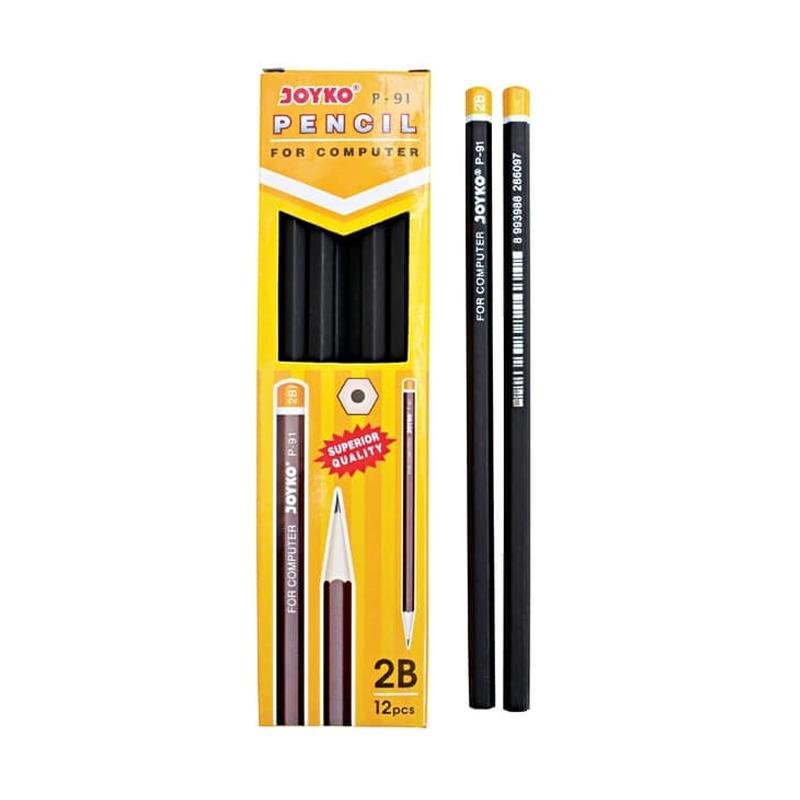 Jual Pensil 2b Joyko P 91 12 Pcs Alat Tulis Ujian Komputer