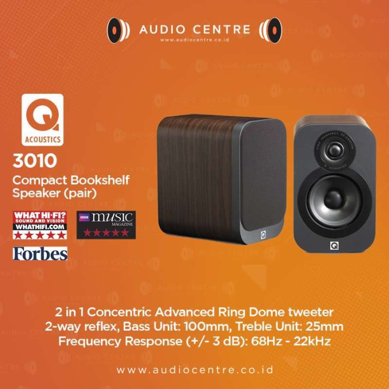 Promo Q Acoustics 3010 Compact Bookshelf speaker audio Diskon 18