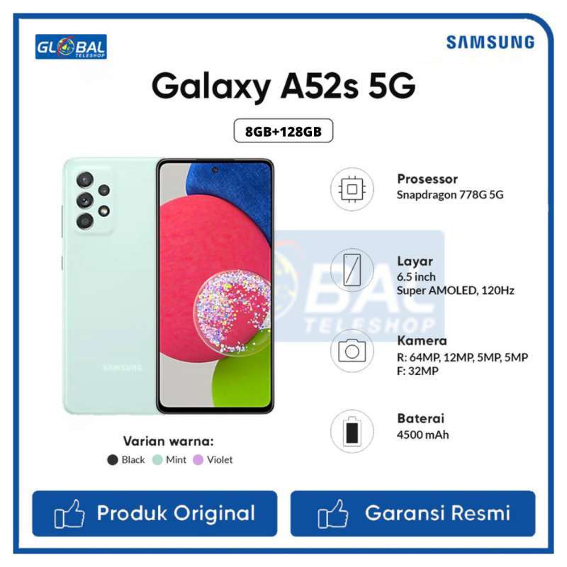 Hargasamsung a52s Clearance